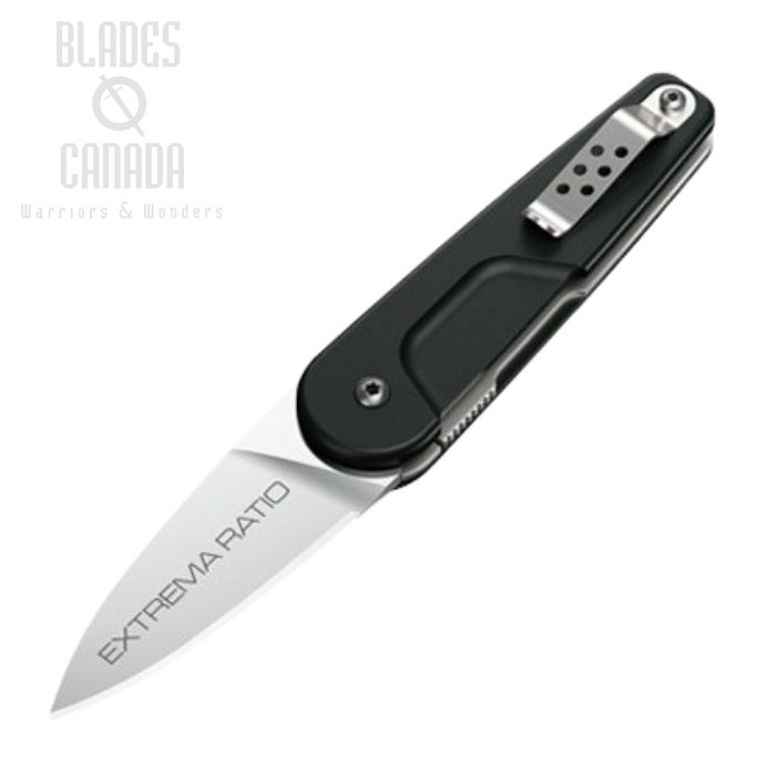 Extrema Ratio BD0 R Folding Knife, Bohler N690, Black Handle